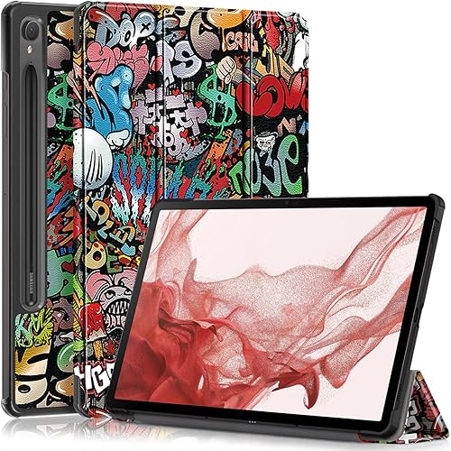 Miniatura 12 de Funda para Galaxy Tab S9 de 11 pulgadas, versión 2023, ligera, delgada, cubierta de soporte para SM-X710/716B/718U con función de apagado y Negro