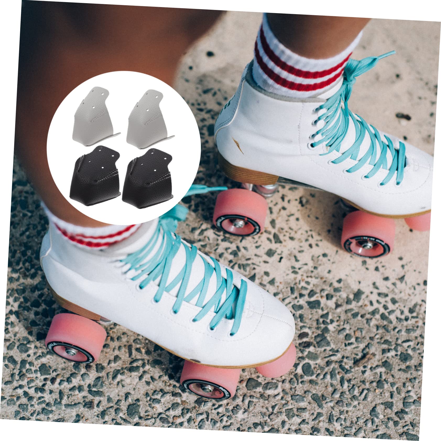 TOYANDONA Cubiertas De Dedos Fundas Delanteras De Hielo Accesorios Protección De Punteras Patinaje