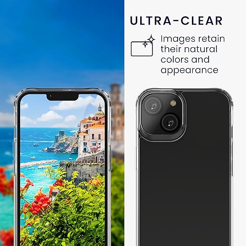 Miniatura 5 de kwmobile Juego de fundas transparentes 5 en 1 compatibles con Apple iPhone 13, incluye protectores de pantalla y cámara, transparente