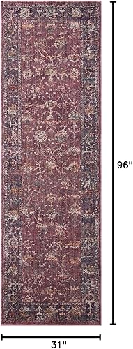 Miniatura 9 de Loloi Giada Collection GIA-05 - Alfombra tradicional color terracotamulticolor, 7 pies 9 pulgadas x 7 pies 9 pulgadas, redonda