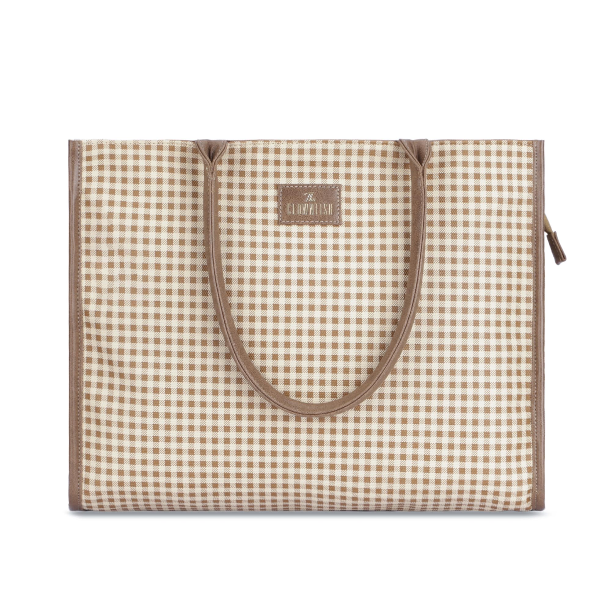 THE CLOWNFIS Multipurpose Handbag For Women Box Bag Laptop Bag Tote Printed Handicraft Fabric & Faux Leather Bag