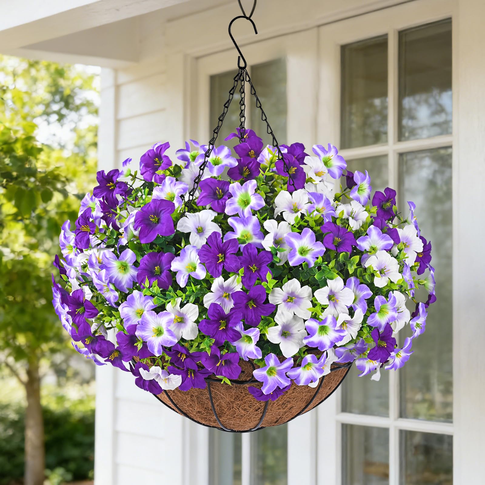 Elyum Realistic Artificial Hanging Flowers