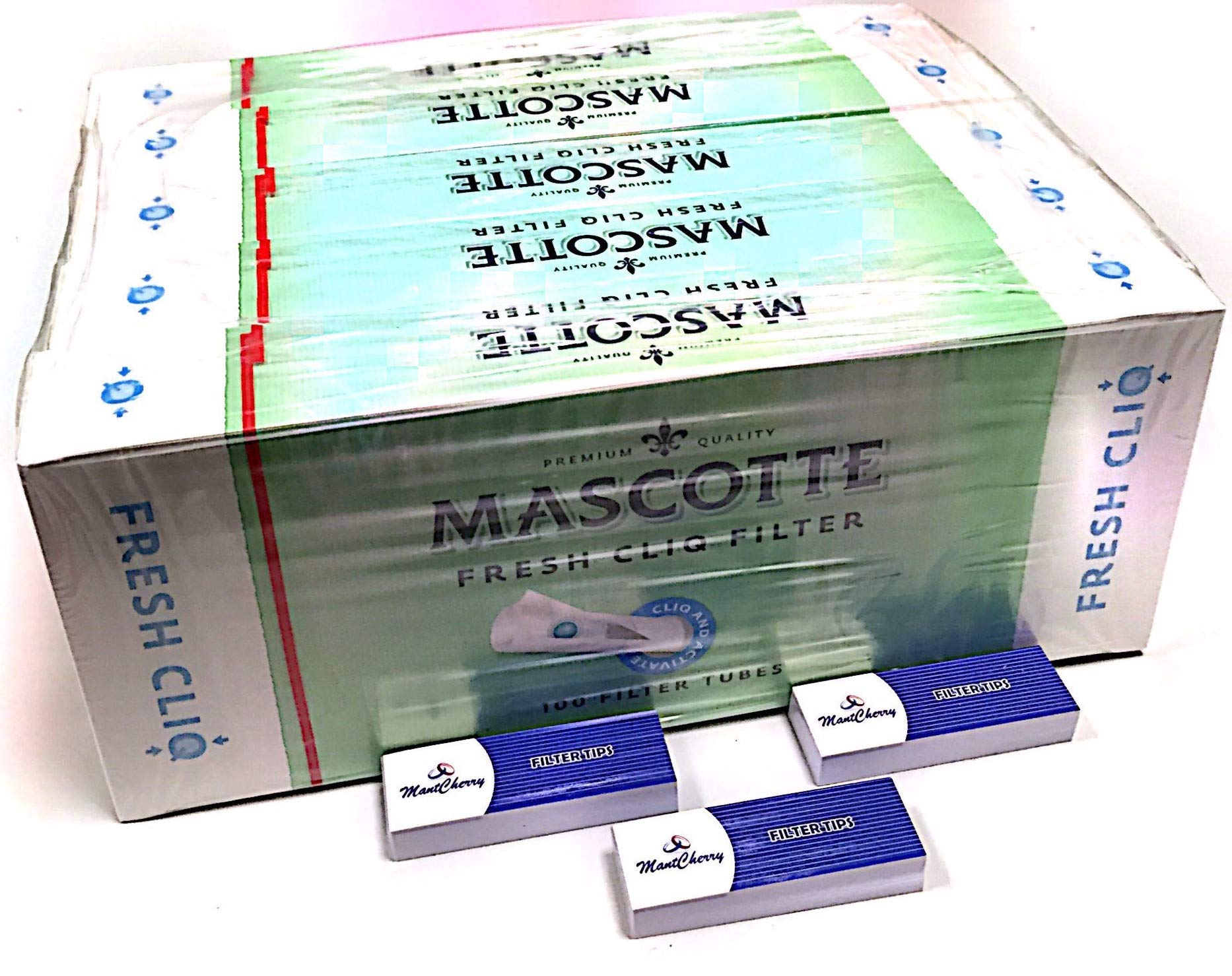 MontCherry Brand Exclusive 3 Tips and Introducing New Mascotte Fresh Cliq Filter Tubes 1000(10 x 100) By Trendz