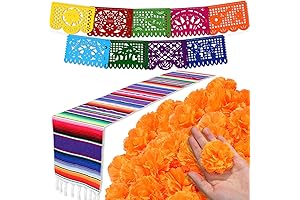 50 Pcs Marigold Flower Heads Bulk for Day of The Dead Decor