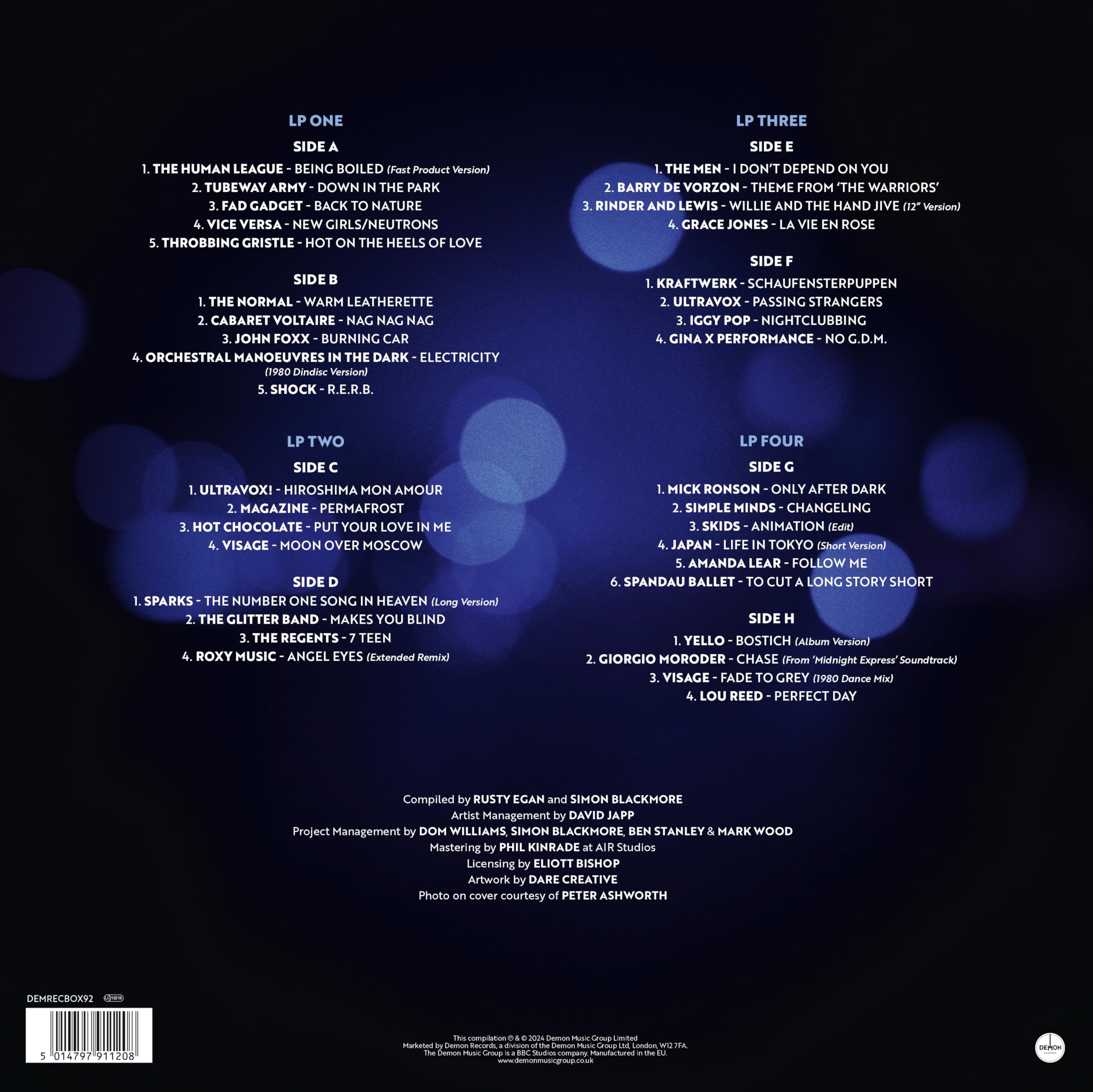 Rusty Egan: Presents… Blitzed! Black