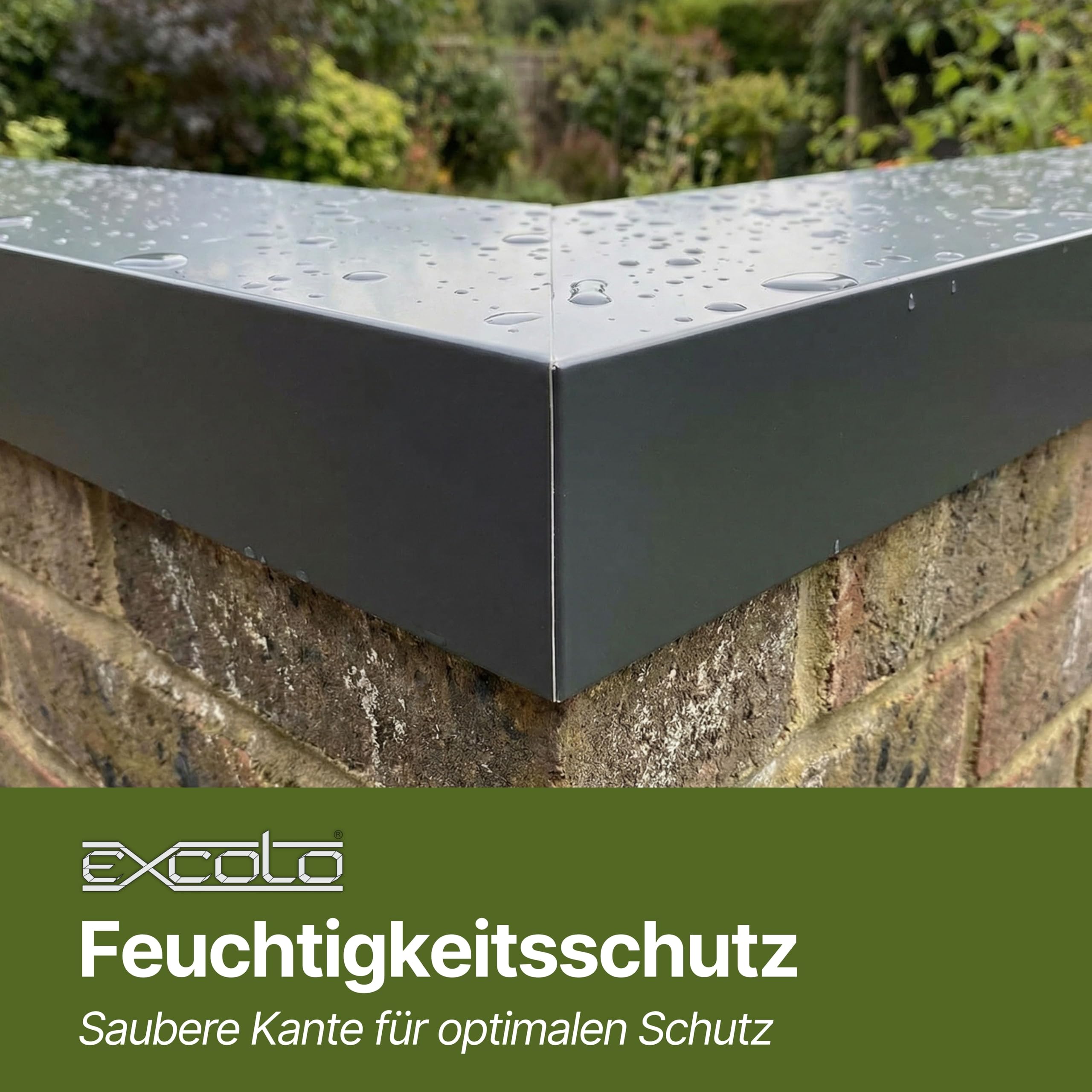 Alu-Blechstreifen 2 M X 60 Mm X 0,8 Mm – Weiß RAL 9010, Mit Schutzfolie – Für Dach, Fassade, Mauerabdeckung & DIY, Von Häuselmann