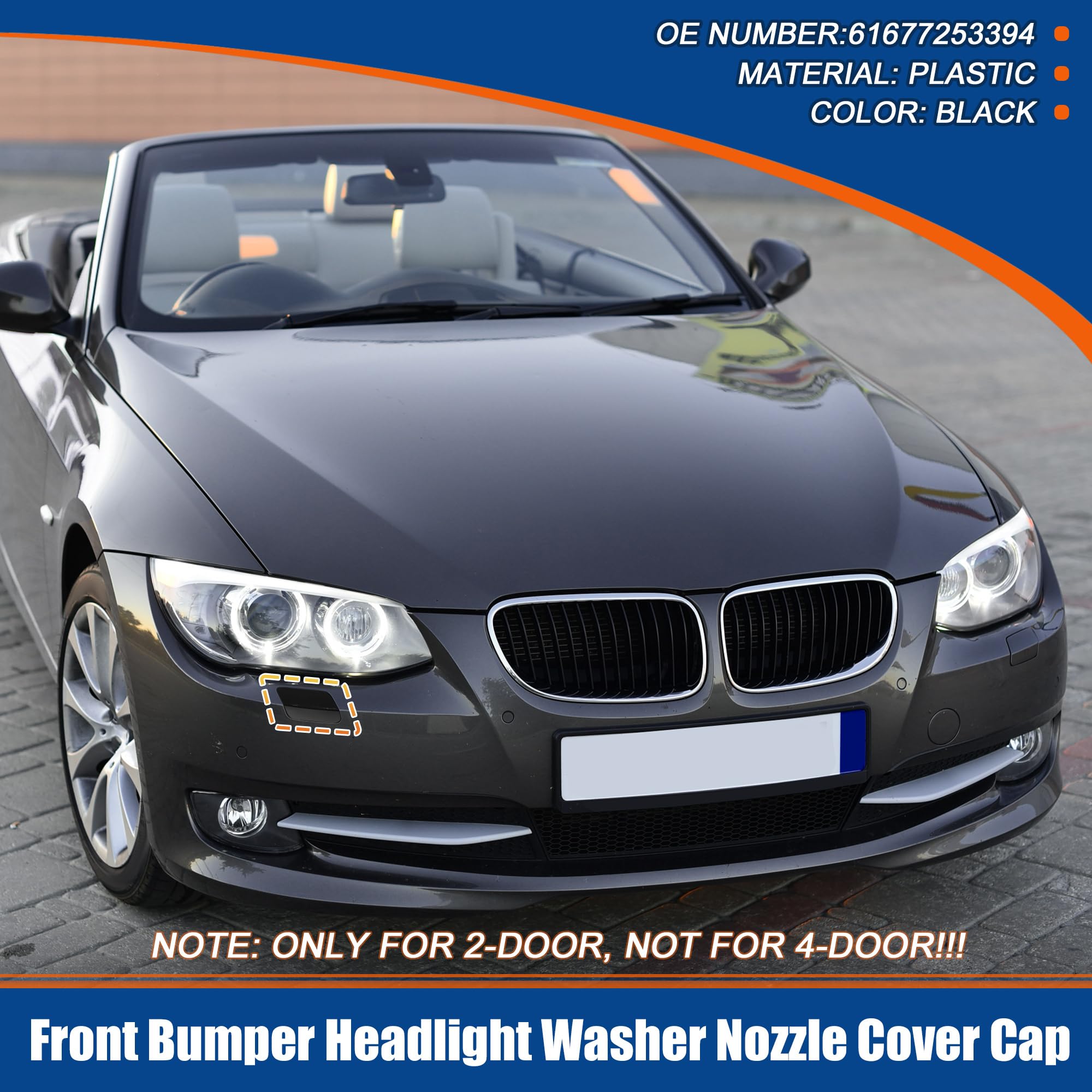 Amazon.com: uxcell Right Passenger Side Front Bumper Headlight  