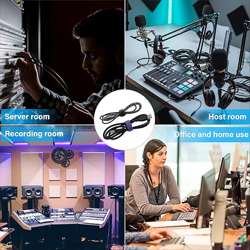 Miniatura 7 de Rollo de gancho y bucle de 150 pies x 12 pulgada, bridas de sujeción reutilizables, correas de cables multiusos para organizar el hogar, la oficina