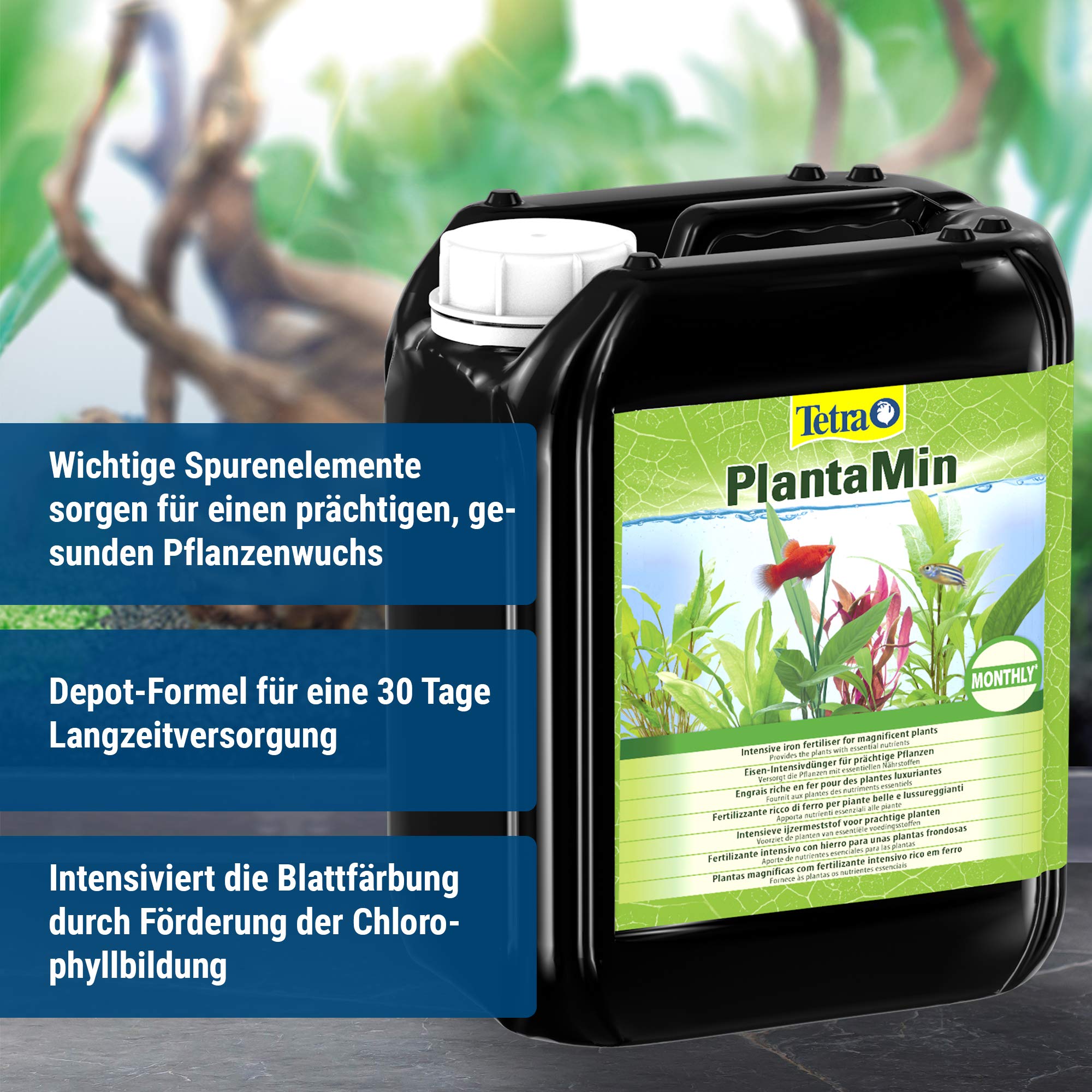 Tetra PlantaMin 5L - Engrais Liquide Pour Plantes De Bassin Sans Nitrate Ni Phosphate