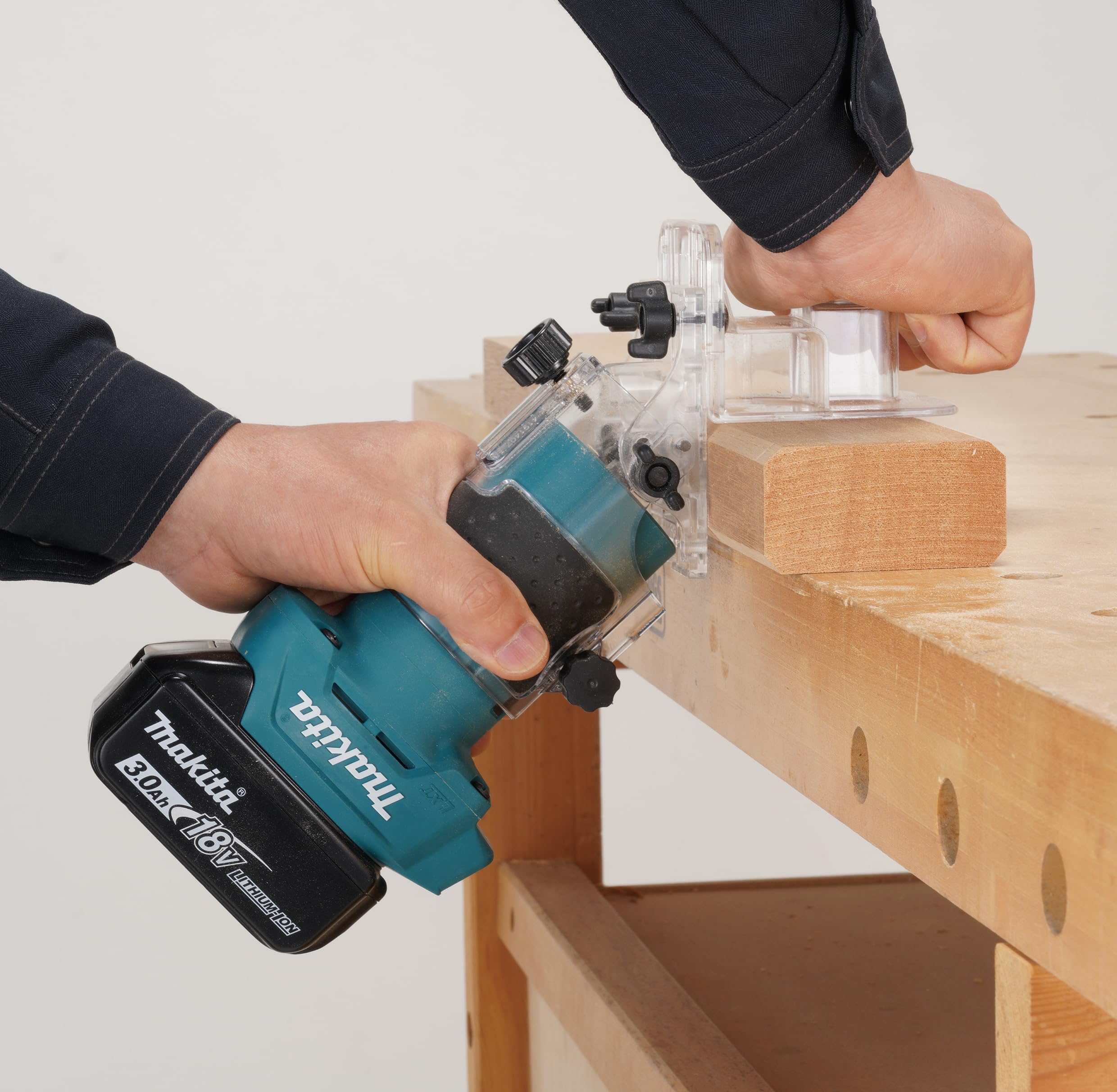 Makita DRT52Z Akku-Kantenfräse 18V (ohne Akku, ohne Ladegerät))