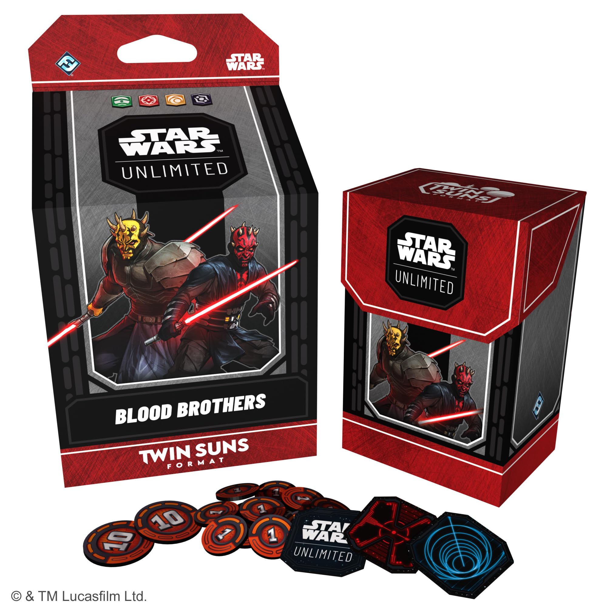 Asmodee Star Wars: Unlimited TCG, Twin Suns Display DE MAZOS