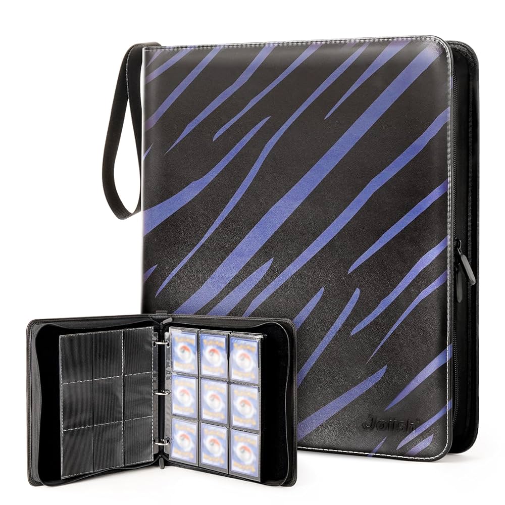 その他 Trading Cards KeeKee Binder 4 Pocket A4 Zipper Trading Card Binder Trading Top Loader