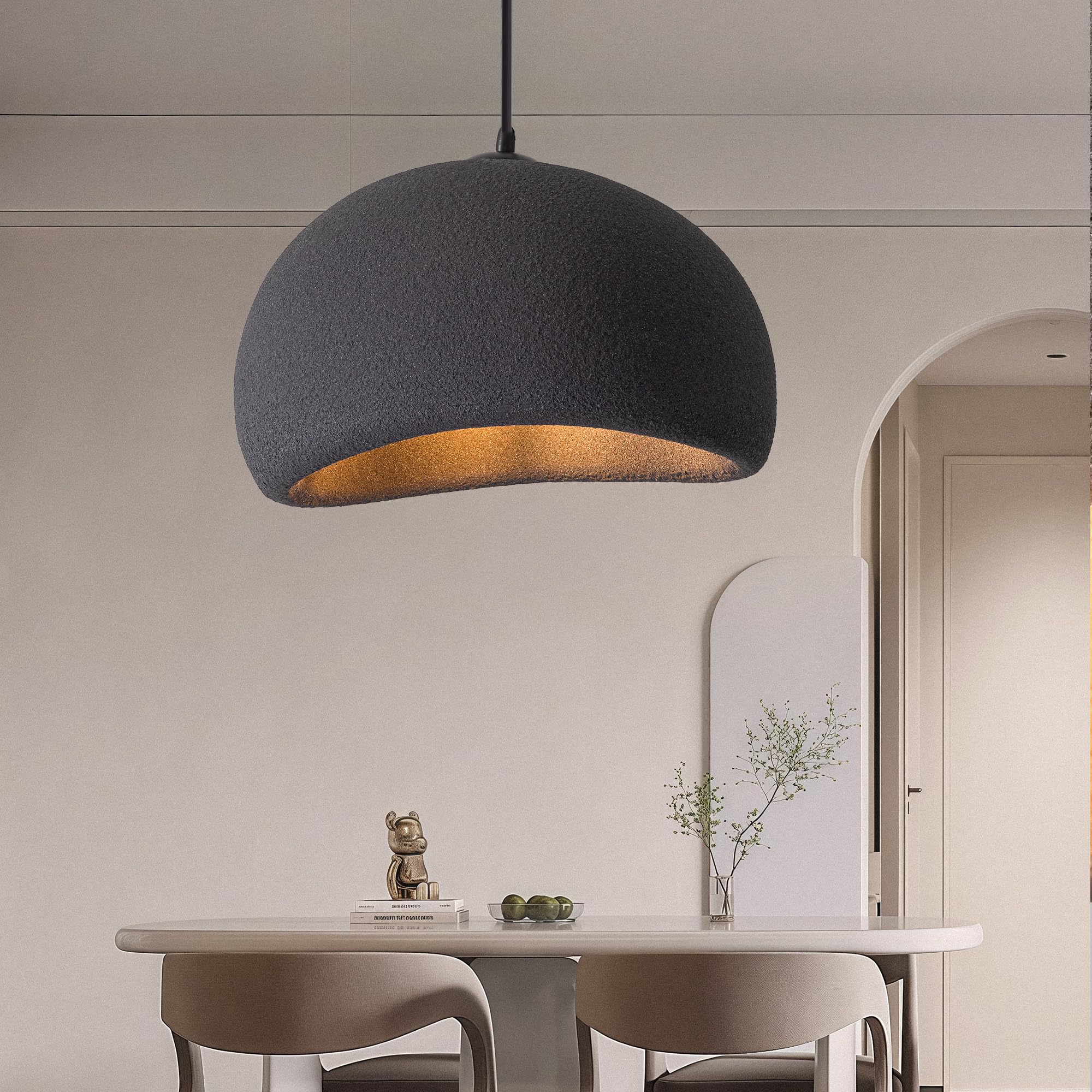 Jughtbo 19.7 Inch Pendant Light Fixture for Kitchen Island Dining