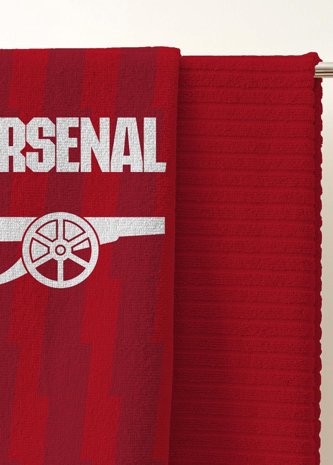 Character World Official Arsenal FC Character World Super Soft Touch Lightning Football Club Home Bath Beach Pool Towel 75cm x 150cm