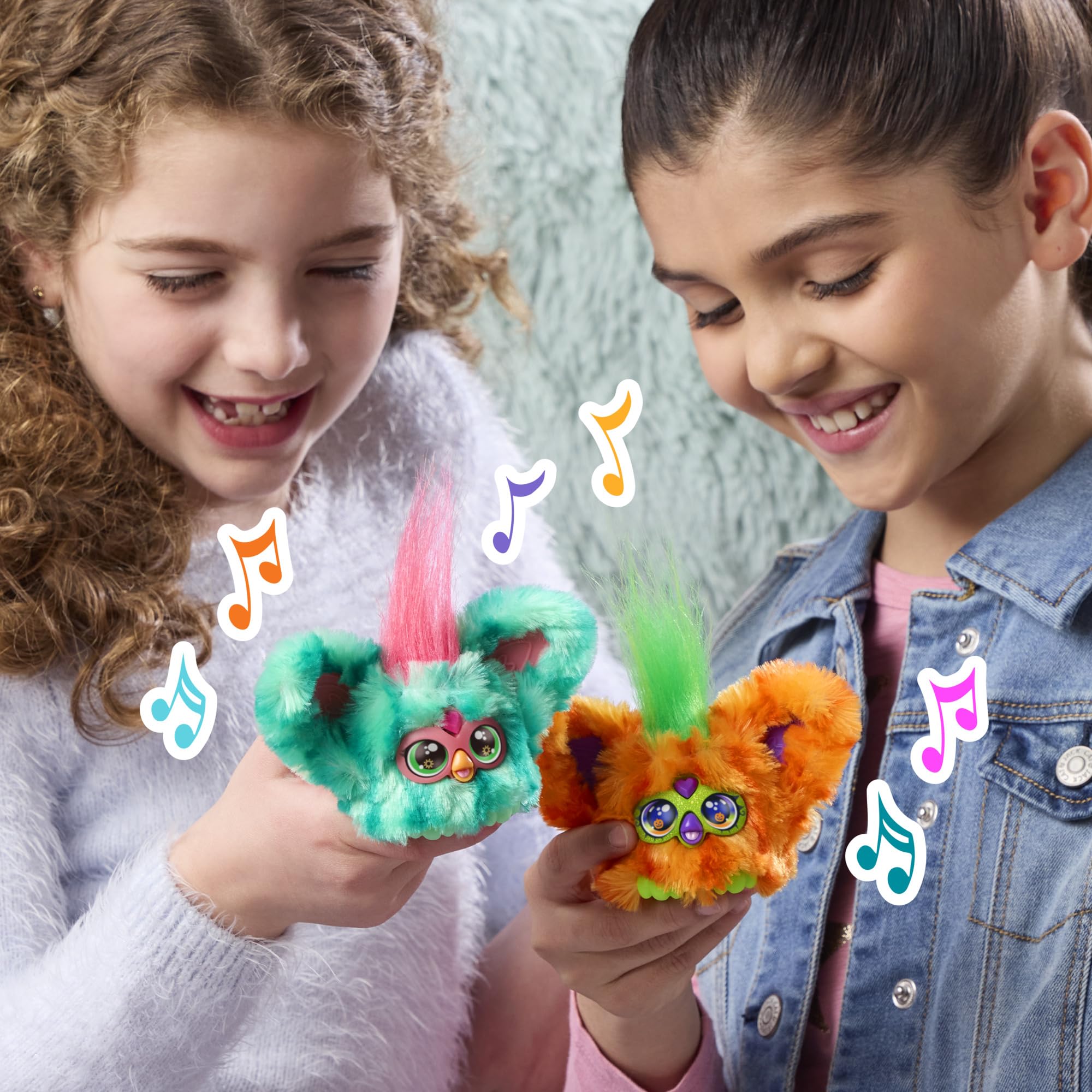 Furby Furblets Boo-Kin, miniaturowa pluszowa zabawka