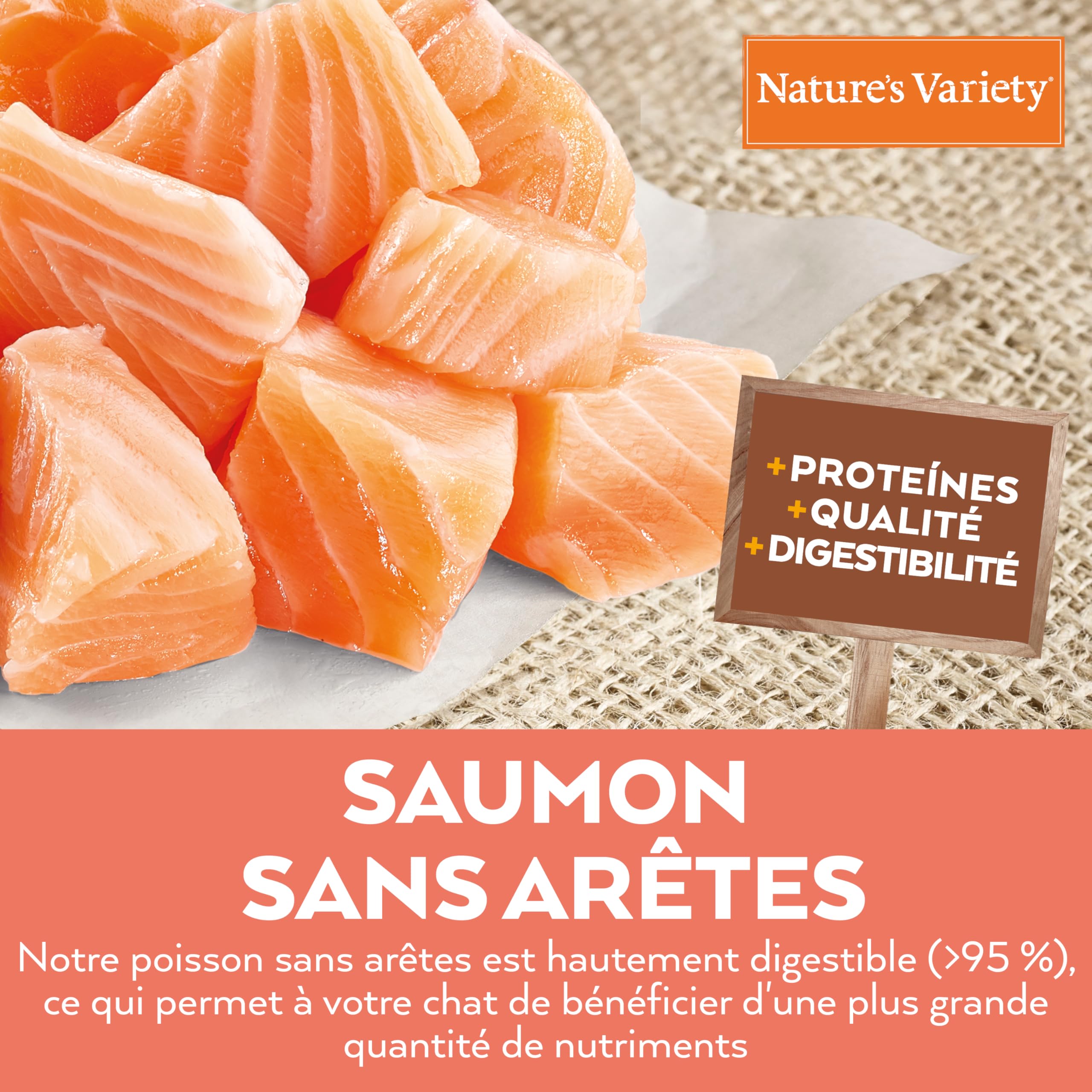 Nature's Variety Healthy Grains Croquettes pour Chats Stérilisés - Saumon Norvégien - 7kg