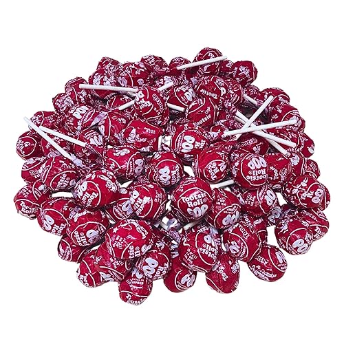 Caramelos a granel Tootsie Pops de frambuesa roja, 120 unidades de paletas de chupones variados, paquete de aproximadamente 5.47 libras (87.50