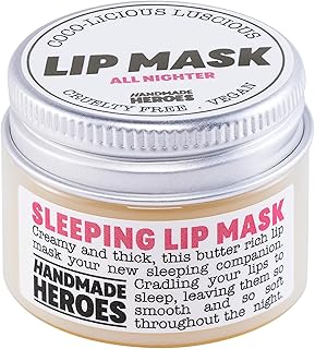 100% Natural Lip Butter Sleeping Lip Mask, Overnight Lip Moisturizer and Conditioner for Dry