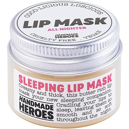 100% Natural Lip Butter Sleeping Lip Mask, Overnight Lip Moisturizer and Conditioner for Dry Lips. Intensive Lip Balm and Lip Therapy Skin Care with Mango butter (Original All Nighter)