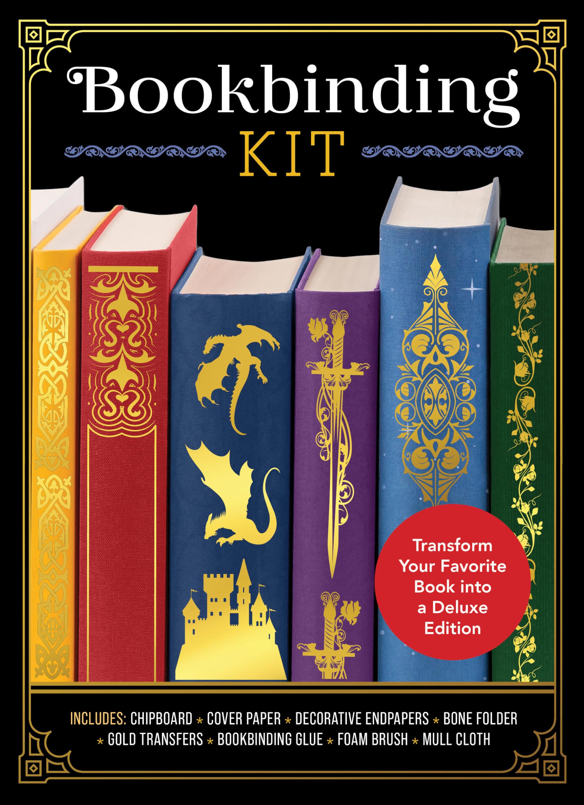Bookbinding Kit: Transform Your Favorite Book into a Deluxe Edition