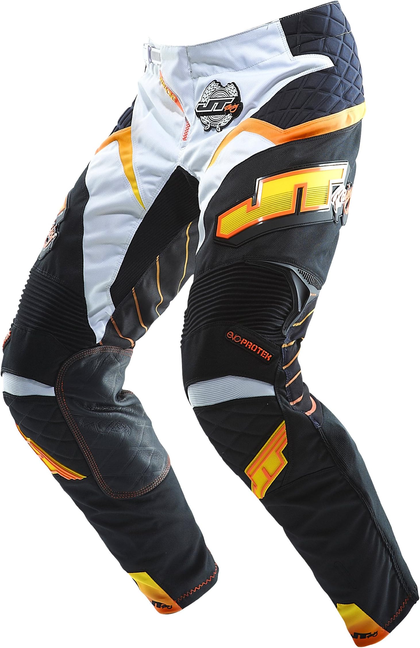 JT Racing USA Evolve Protek Dirt Bike MX Motocross Pants with Race Graphics