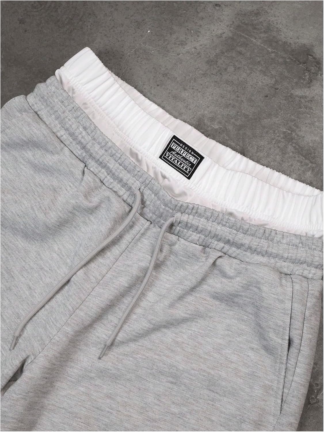 Men's Baggy Sweatpants Letter Graphic Sports Track Pants Drawstring Waist Wide Leg Sports Pants with Pockets - Image 3