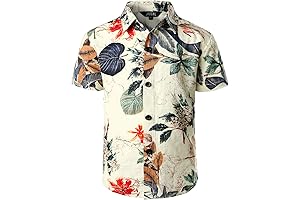 Striking Boys' Floral Shirt for Casual Wear