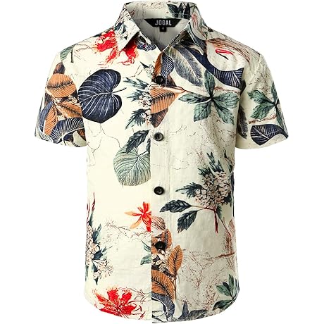 Striking Boys' Floral Shirt for Casual Wear
