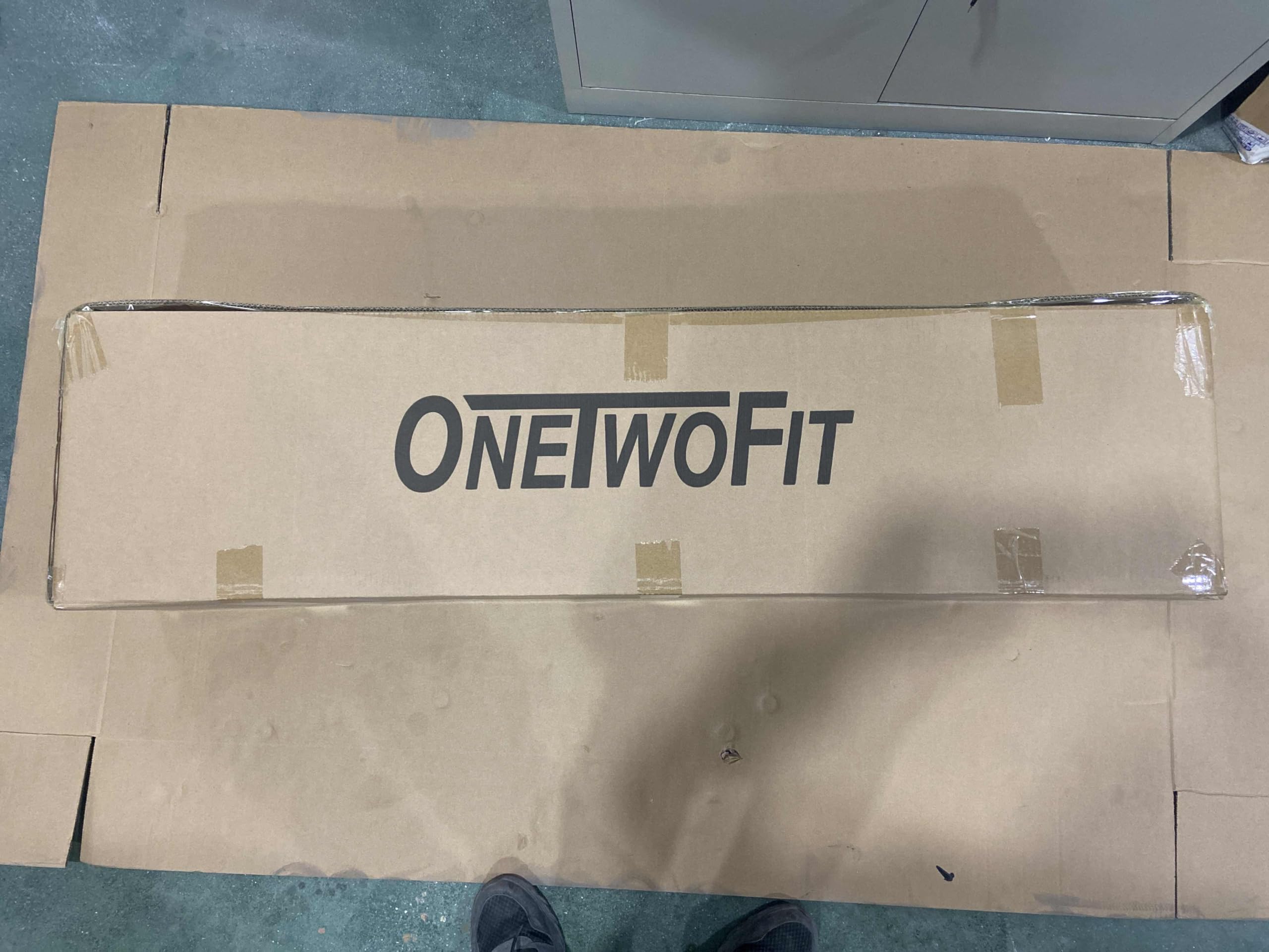 ONETWOFIT Barra per trazioni autoportante pieghevole,Power Tower Dip Station,regolabile in altezza 127-224cm,multifunzionale Attrezzi da palestra assistenza macchina