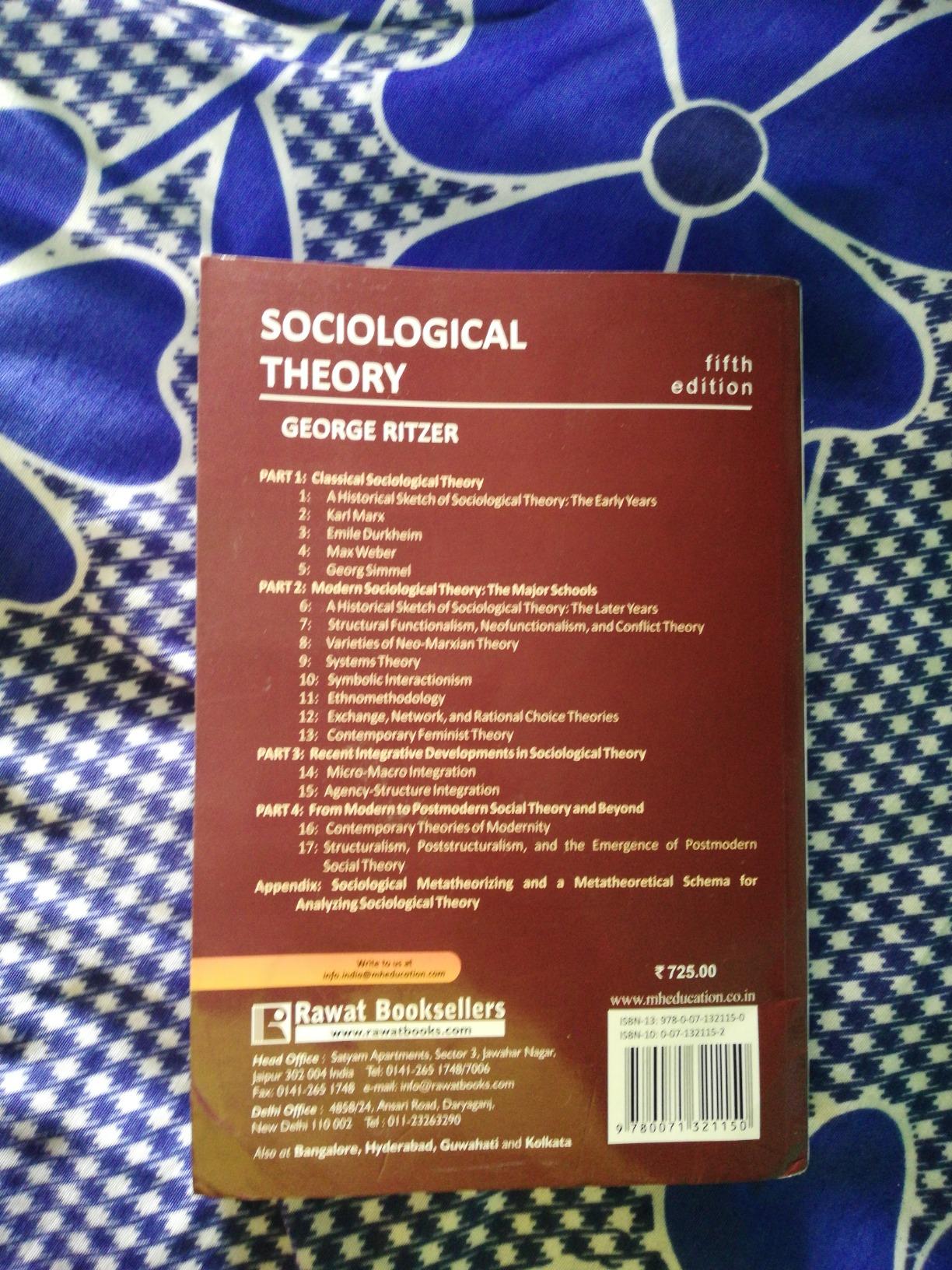 Buy Sociological Theory (2020-21) Book Online at Low Prices in India ...