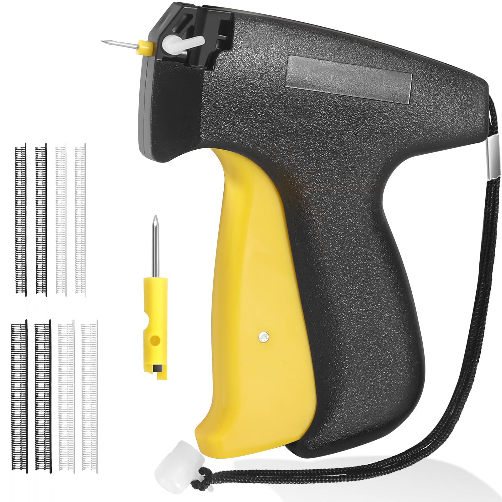 Ultrafeine Stichpistole, schnelle Kleidungsfixierer, Mini-Etikettierpistole für Kleidung, schnelles Quilten, Säumwerkzeug, unsichtbare Nähpistole mit 2 Nadeln, 4,4 mm, 480 und 5,4 mm, 480
