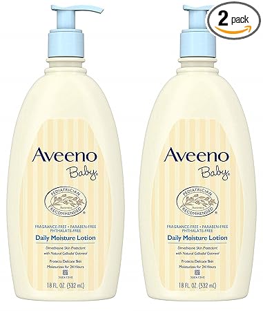 Aveeno Baby Moisture Lotion Twin Pack, 532 Ml (18 Oz)