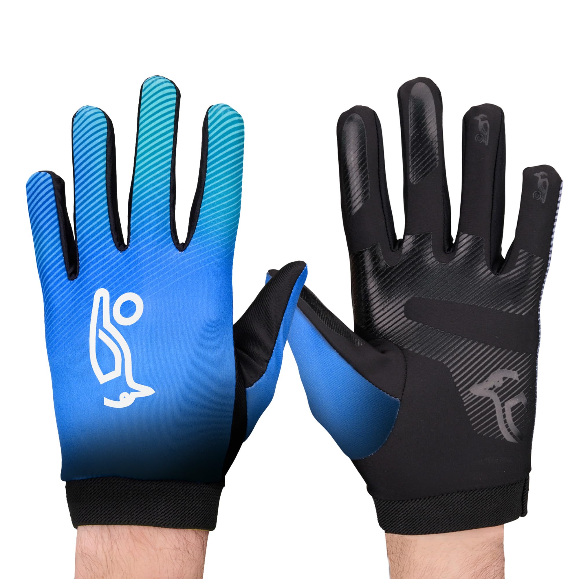 Kookaburra Nitrogen Hockey Gloves – Full-Finger Grip, Lightweight Pair, Blue (XS)