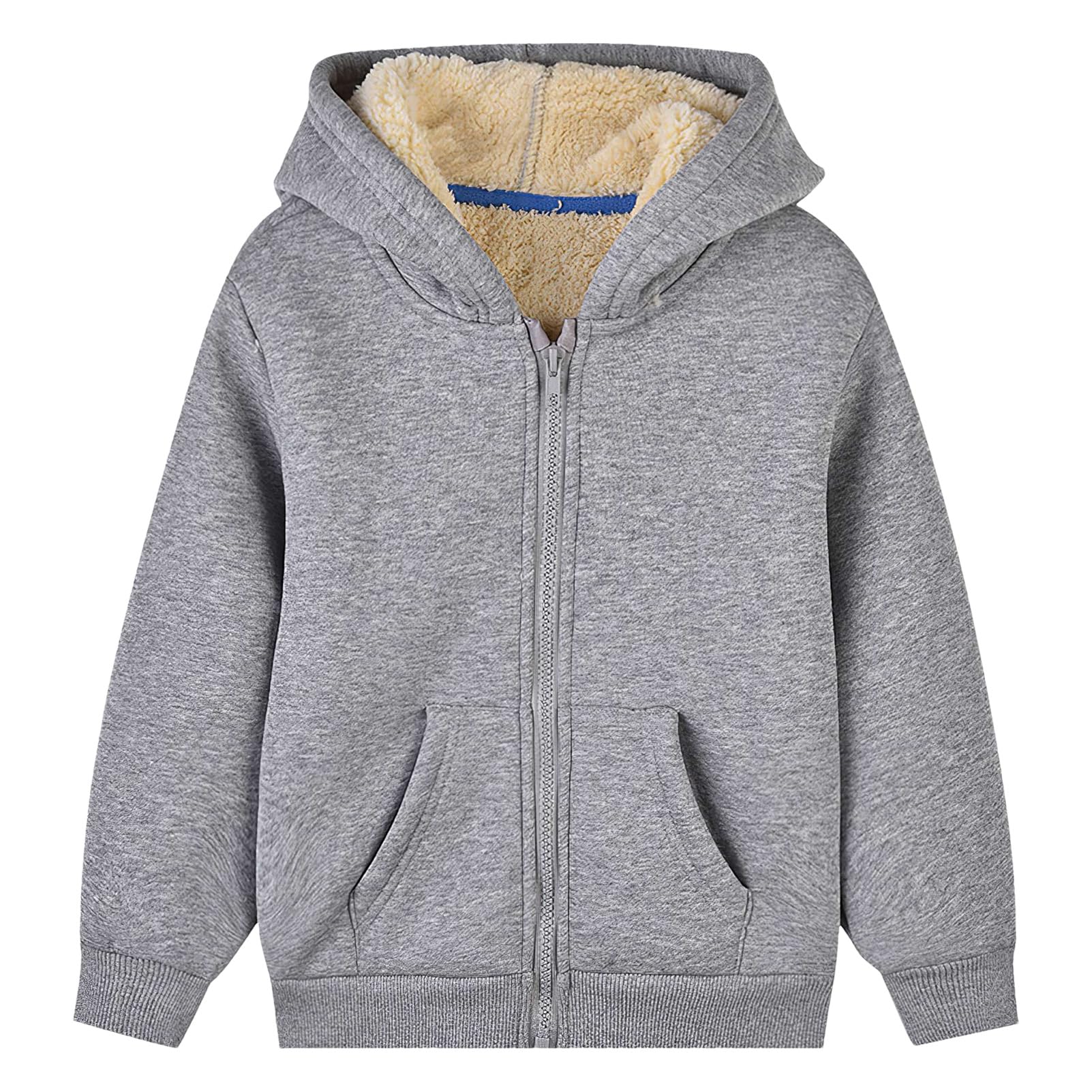 amropi Niños Sudadera de Forro Polar Sweatshirt Invierno Pullover Caliente Sherpa Suéter