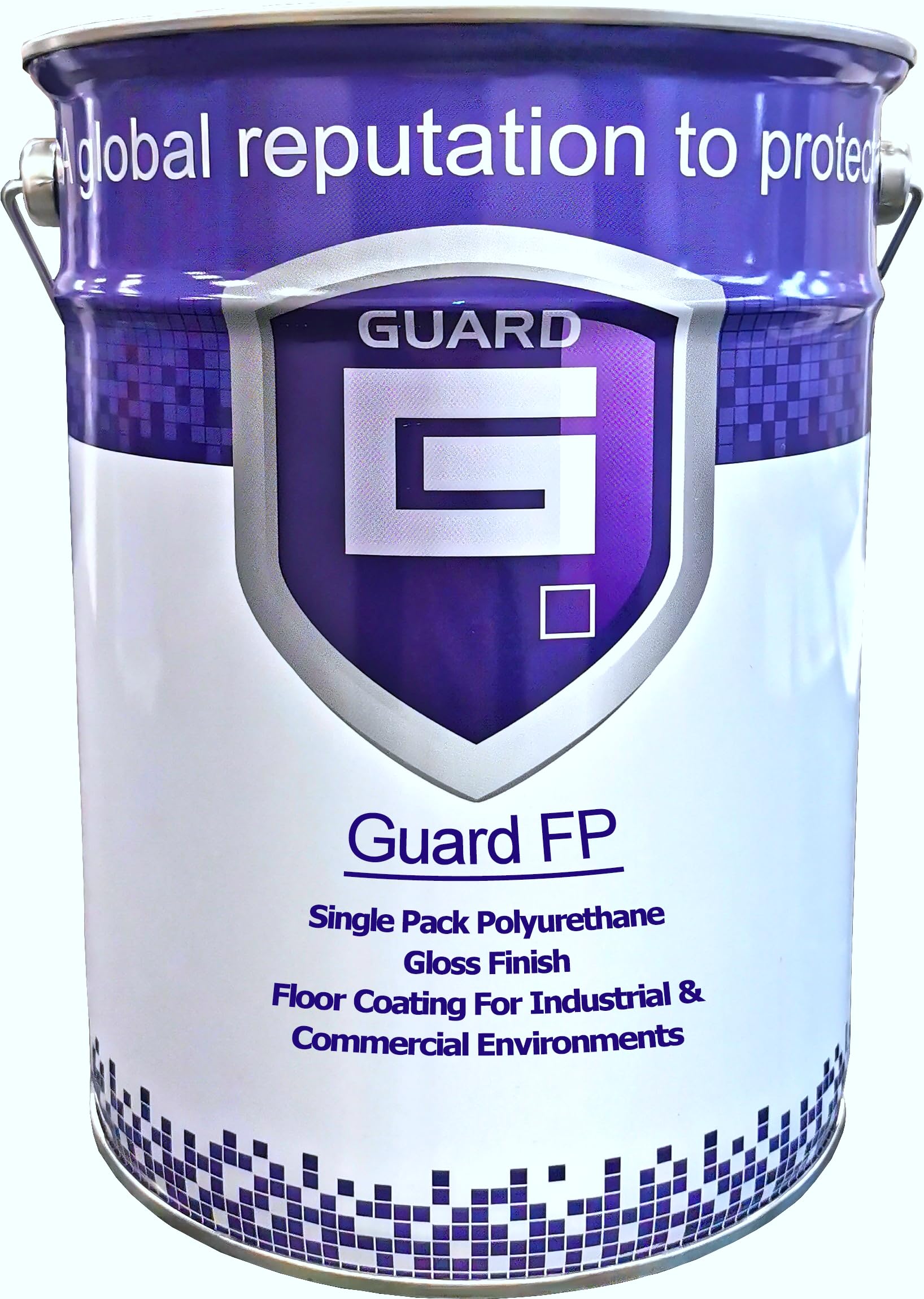 Guard FP Industrial Grade Floor Paint For Warehouses Garages Workshops Gloss 5 Litre (Dark Grey)