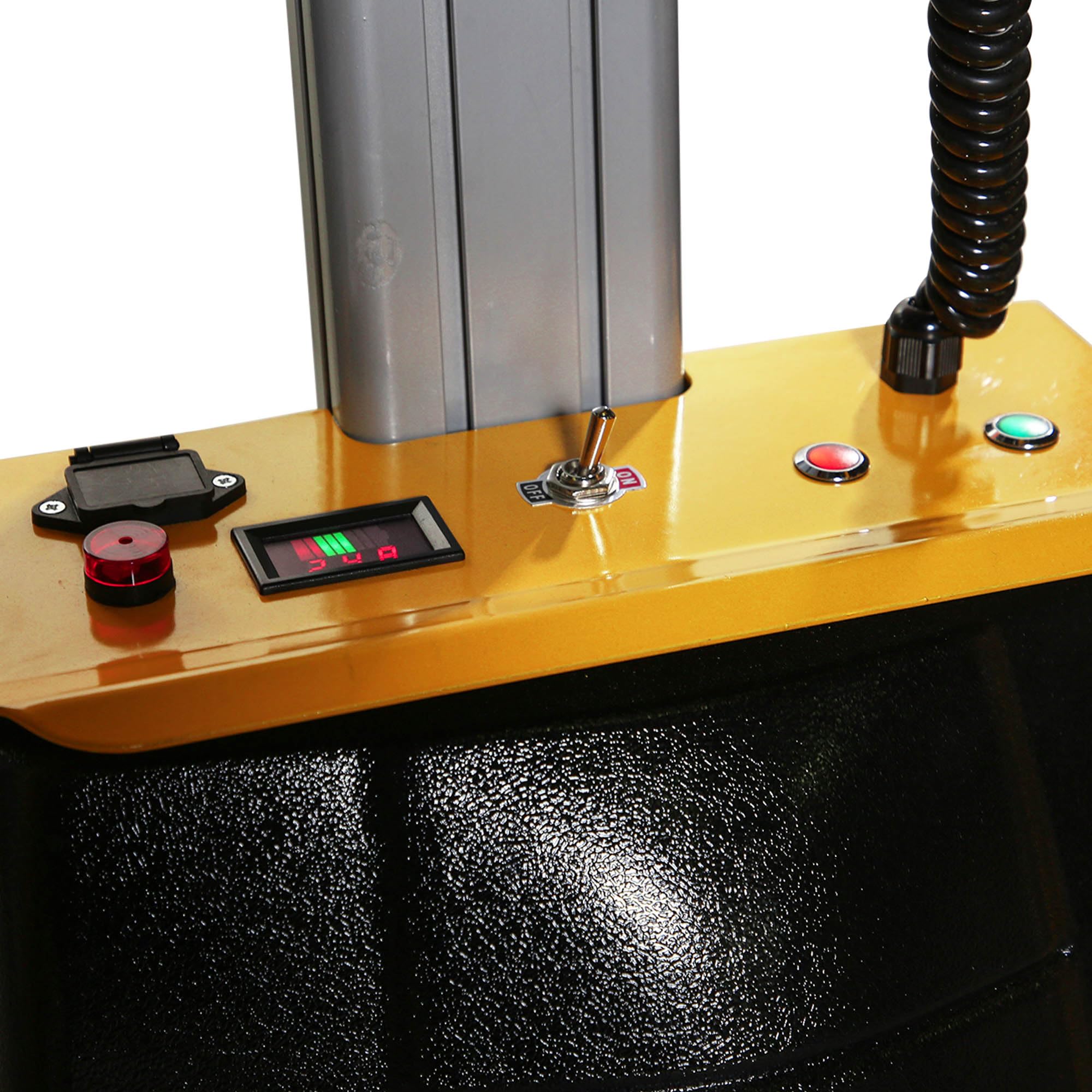 Ergonomischer Hubtisch Minilift Hochhubwagen semi-elektrisch, 150 kg Tragkraft, 2.000 mm Hubhöhe