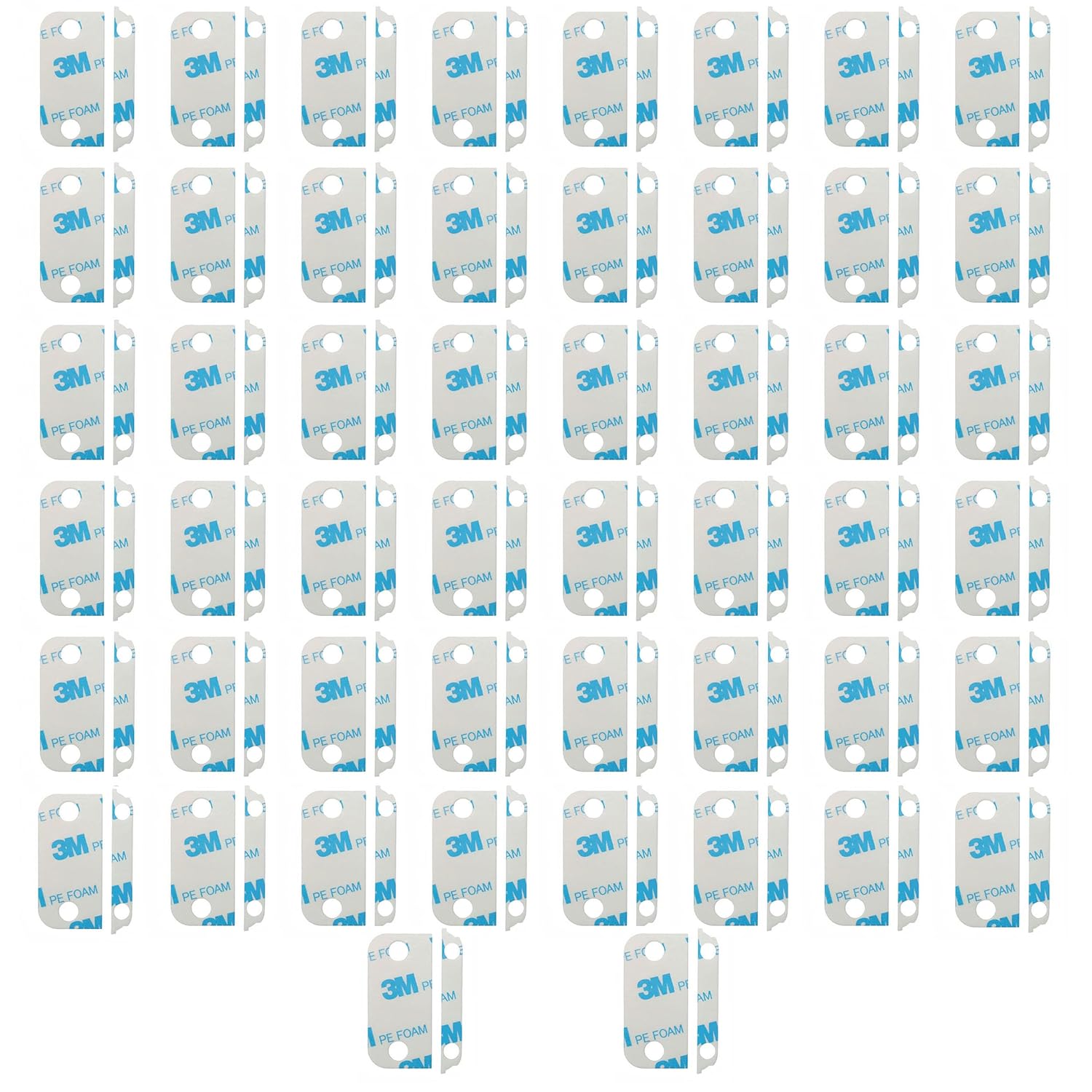Replacement Adhesive for Ring Alarm Contact Sensors (2nd Gen) – (50 Pieces for Sensors & 50 Pieces for Magnets) - Strong Pre-Cut Double-Sided Tape for Easy, Secure Installation
