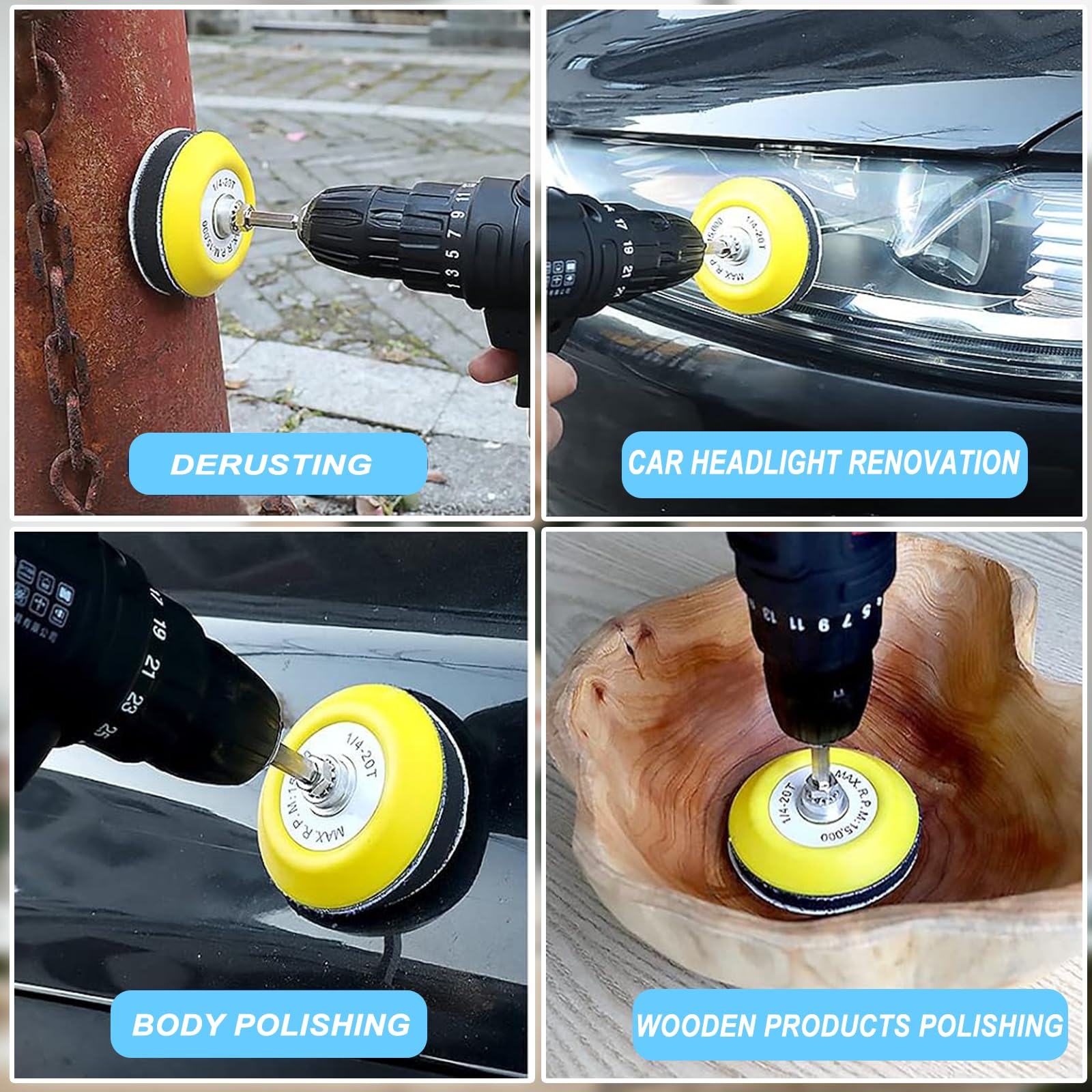 75MM Dischi Abrasivi Velcrati 100 pezzi 400 600 800 1000 1200 1500 2000 3000 5000 7000Grana Carta Vetrata Impermeabile in Carburo di Silicio Adatta per Piccole Lucidatrici