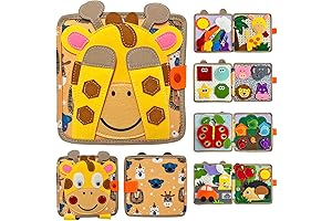 Belosha Busy Book for 1-3 Years: Educational and Sensory Exploration