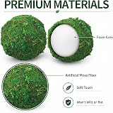 NAHADS Decorative Moss Balls – Rustic style table centerpieces