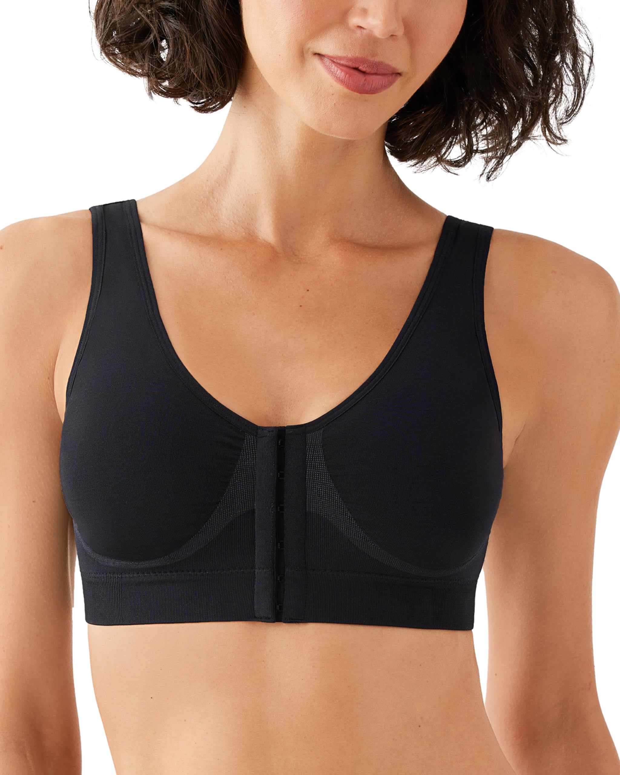 Wacoal Women's B-Smooth Front Close Bralette, Black, 36
