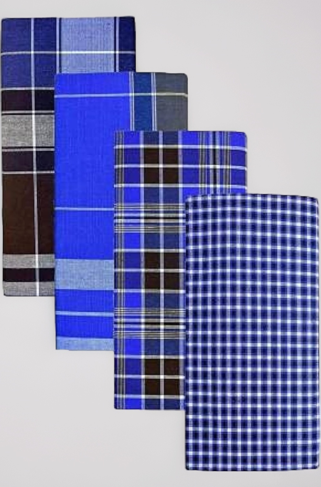 V STITCHED LUNGIES Cotton Lungis for Men,(Multi Colour)||Assorted Checks or Colors_2 Meter