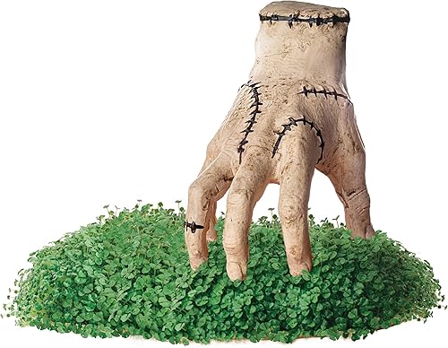 Miniatura 2 de Chia Pet Thing - Miércoles con paquete de semillas, maceta decorativa de cerámica, fácil de hacer y divertida de cultivar, regalo novedoso, perfecto