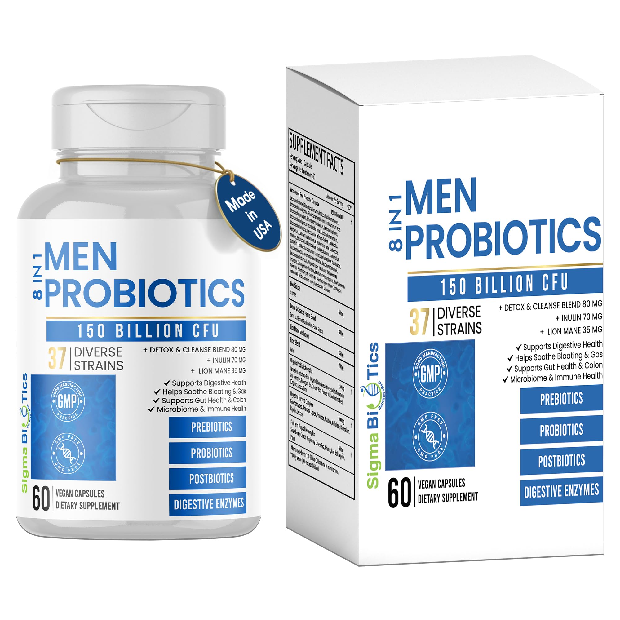 SigmaBiotics Men's Probiotic