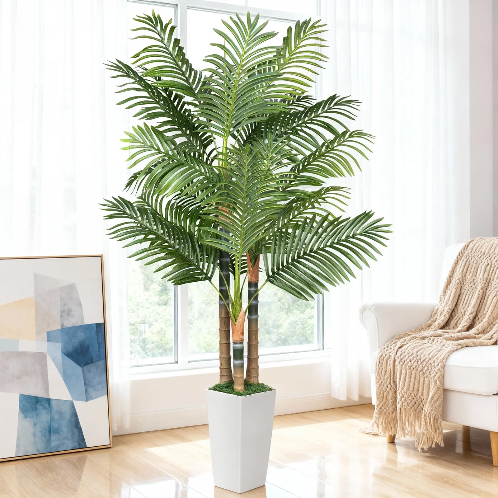 EOOIO 6ft Artificial Palm Tree