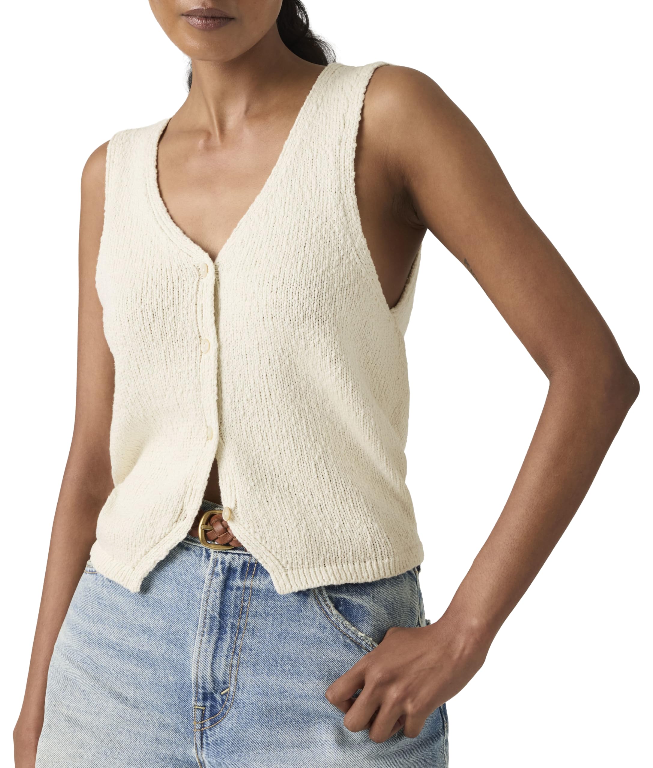 Levi's Helen Mini Boucle Vest Pullover Donna