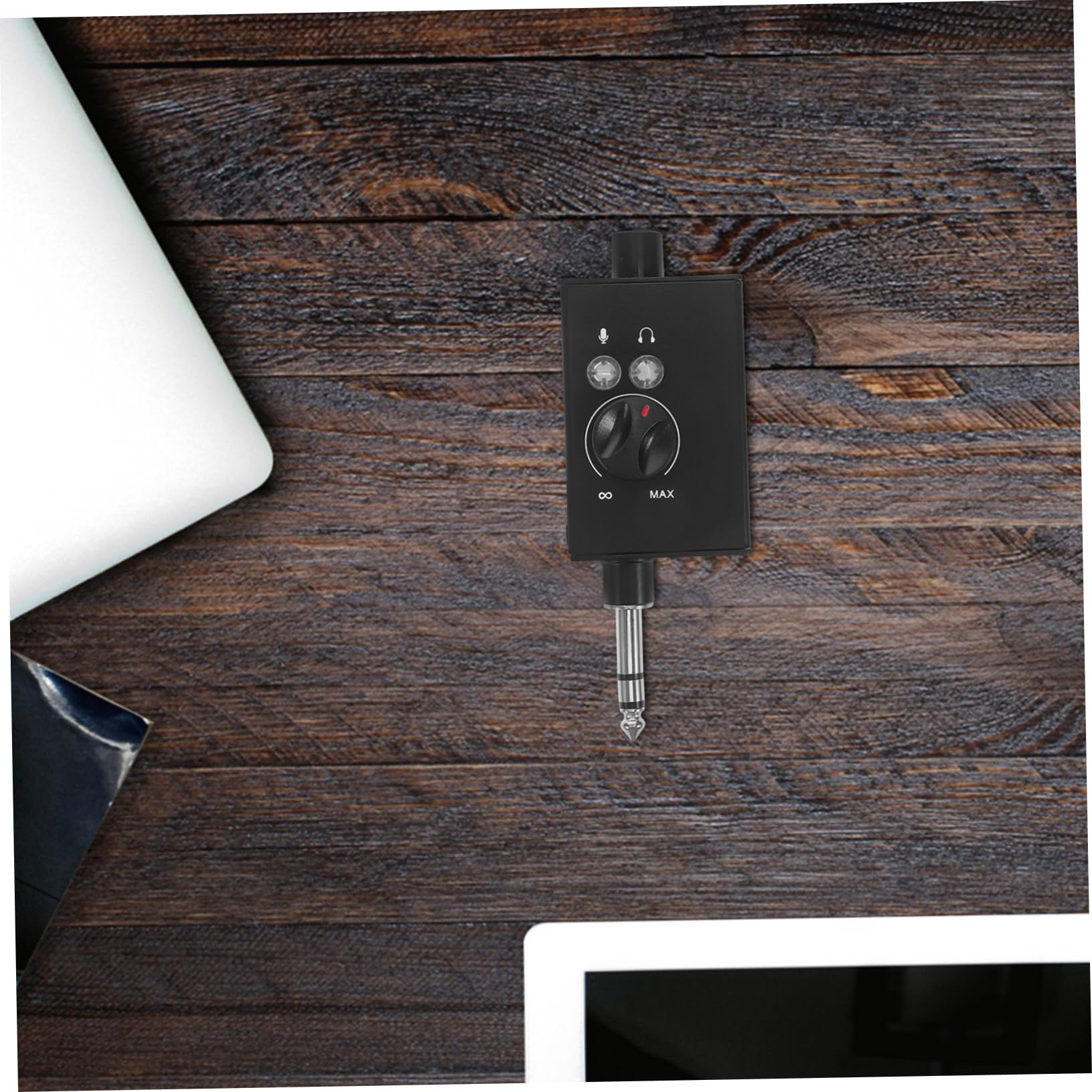 IMIKEYA Convertitore Mixer Audio Portatile Per Live Streaming e Podcasting Con Dispositivo Di Modifica Vocale e Interfaccia Di Missaggio