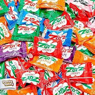FIZZY Candy 1 lb – Bulk Bag, Assorted Fruit Flavors, Fizzing Candies, Individually Wrapped (82 Pieces)