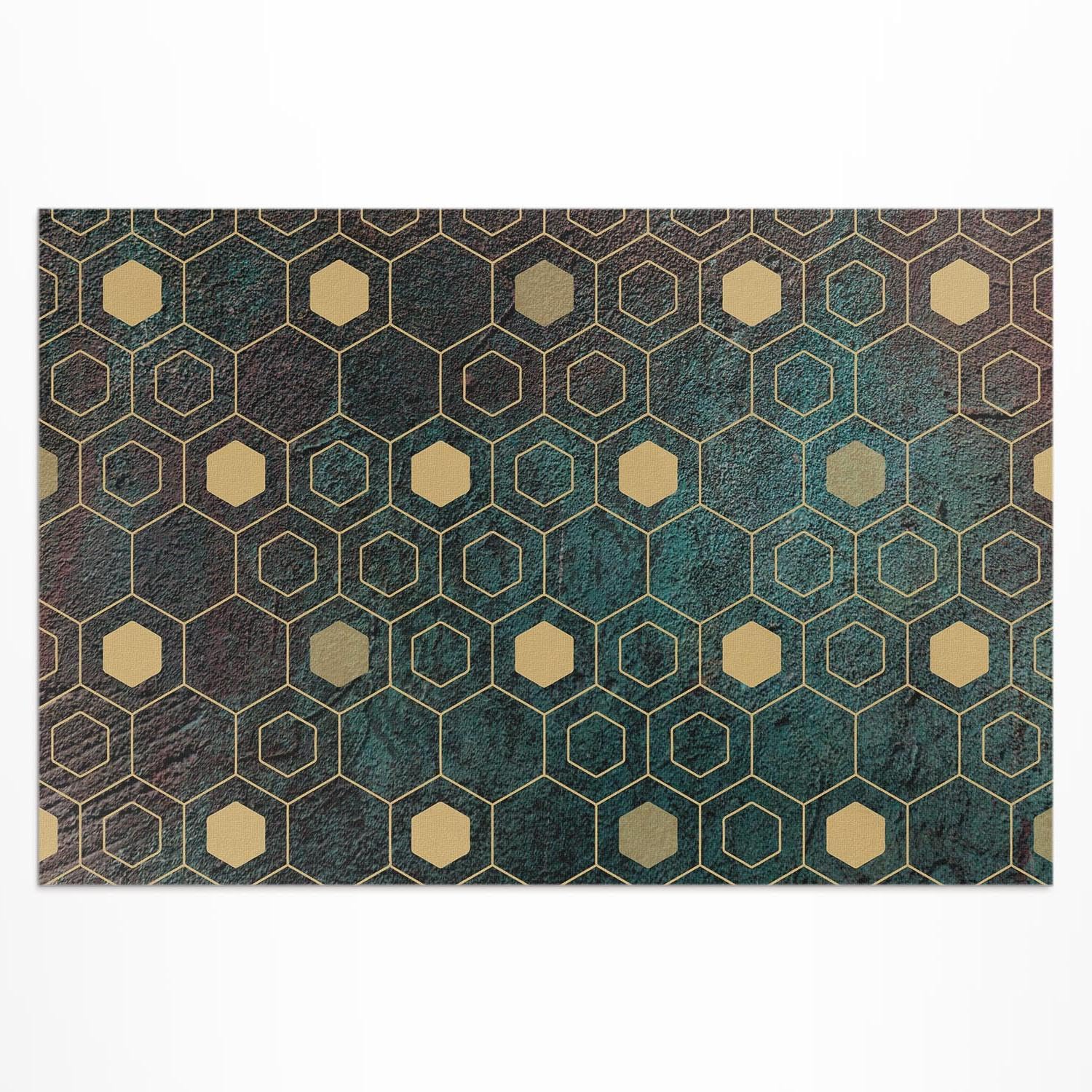 Tapis d'extérieur PVC 120x180 cm pour protéger un sol abîmé et embellir votre balcon