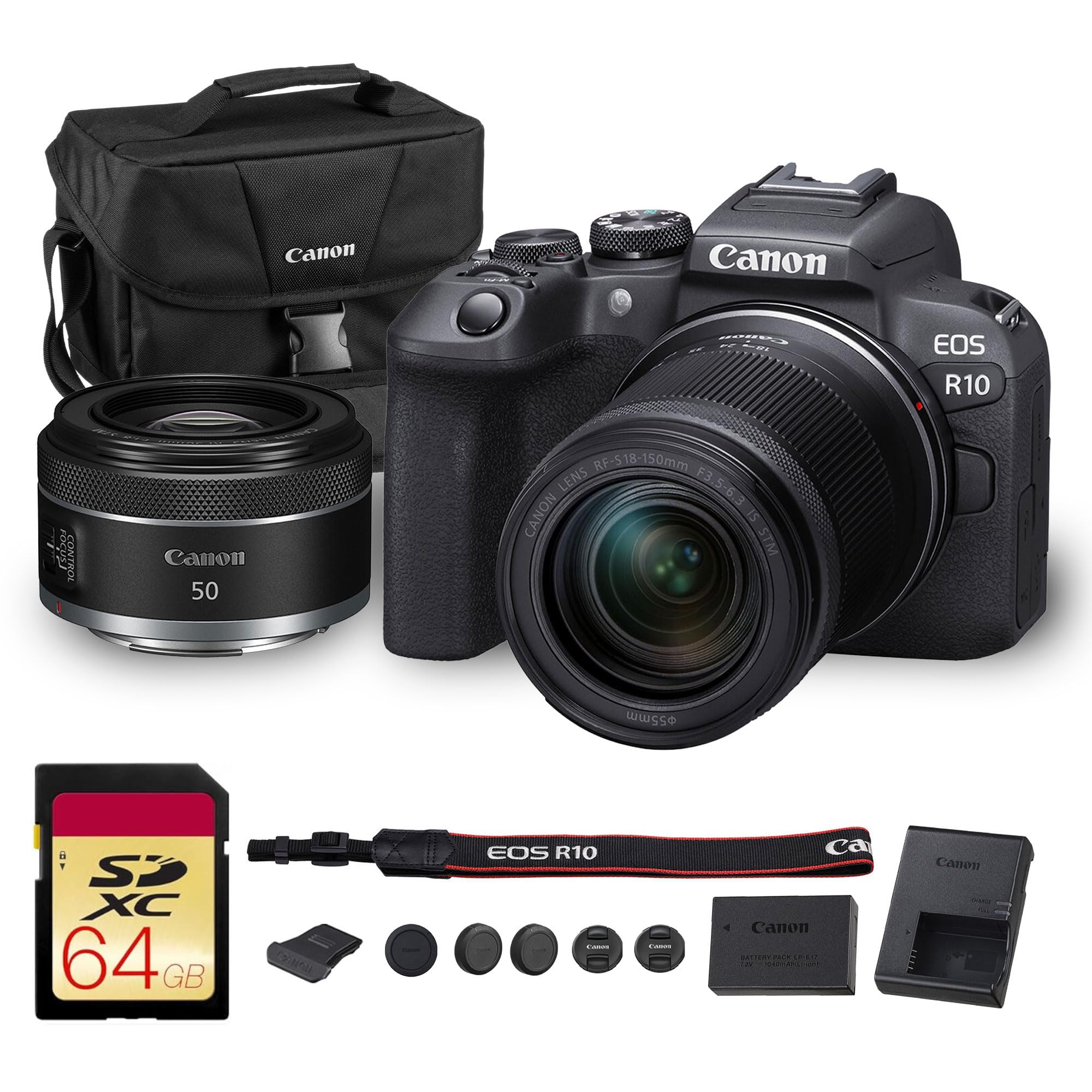 Amazon.com : Canon EOS R10 Mirrorless Camera Kit | 24.2MP APS-C